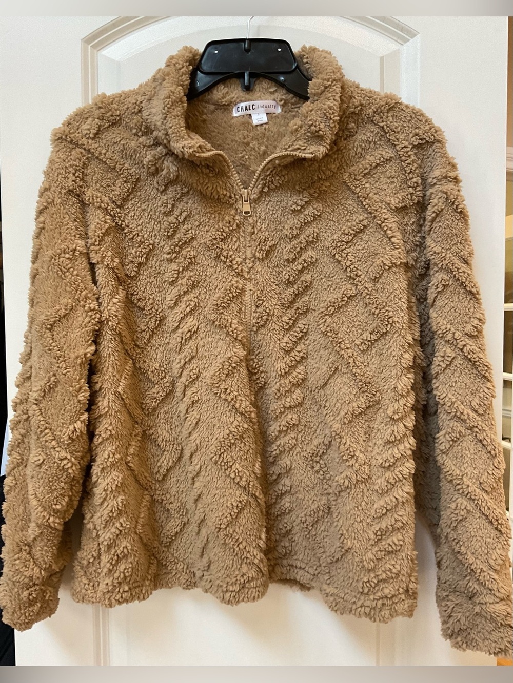 CHALC Women’s 1/2 Zip Faux Sherpa